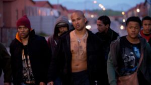 A still from Four Corners, one of the most popular Cape Town gangster movies.