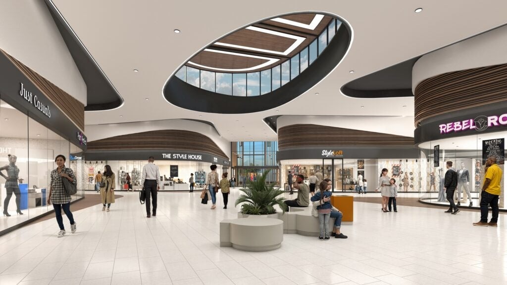An artist rendering of the proposed GrandWest mall.