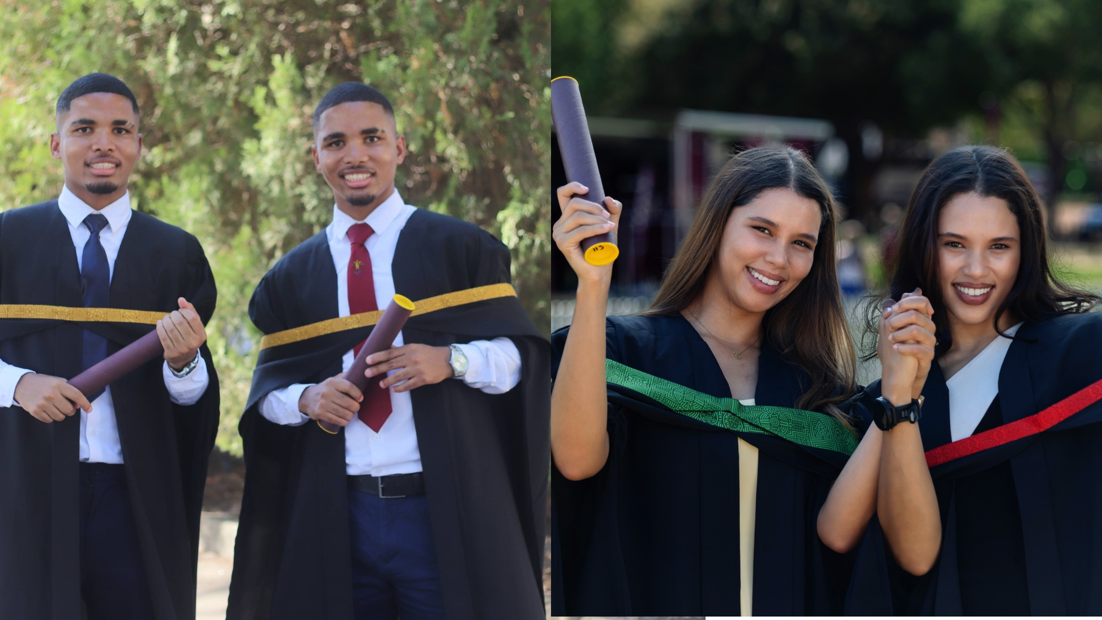 Two Pairs of Twins Graduate Against the Odds at Stellenbosch University