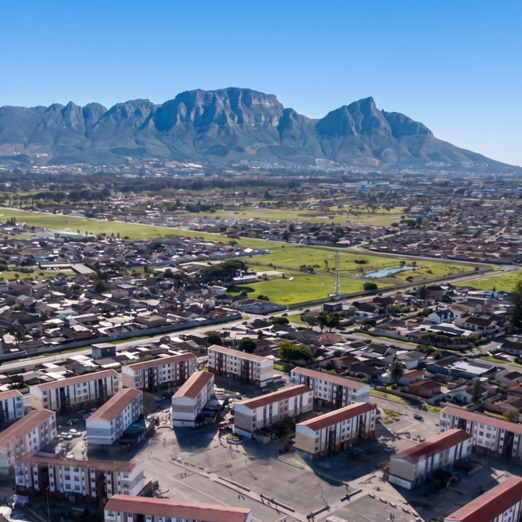 Aerial view of Ottery